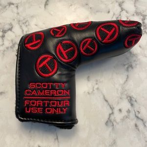 Scotty Cameron Dancing Red Circle T For Tour Use Only Head Cover